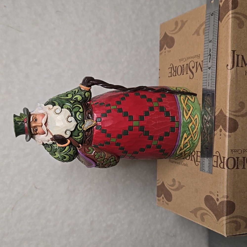 Jim Shore Irish Santa Figurine, 2010